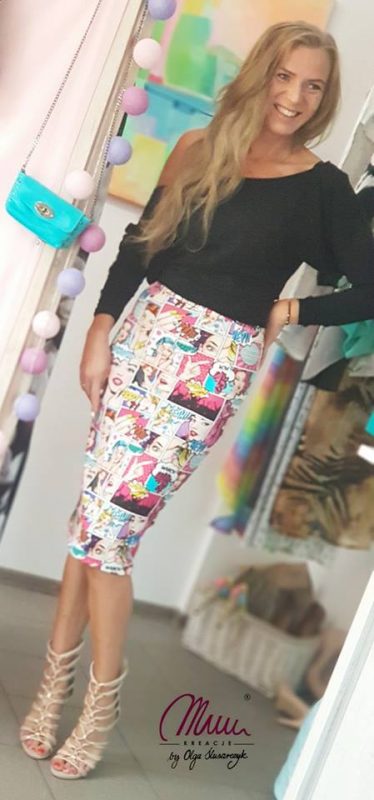 MUUkreacje moda damska, odzież szyta na wymiar z kolorowych autorskich printów
