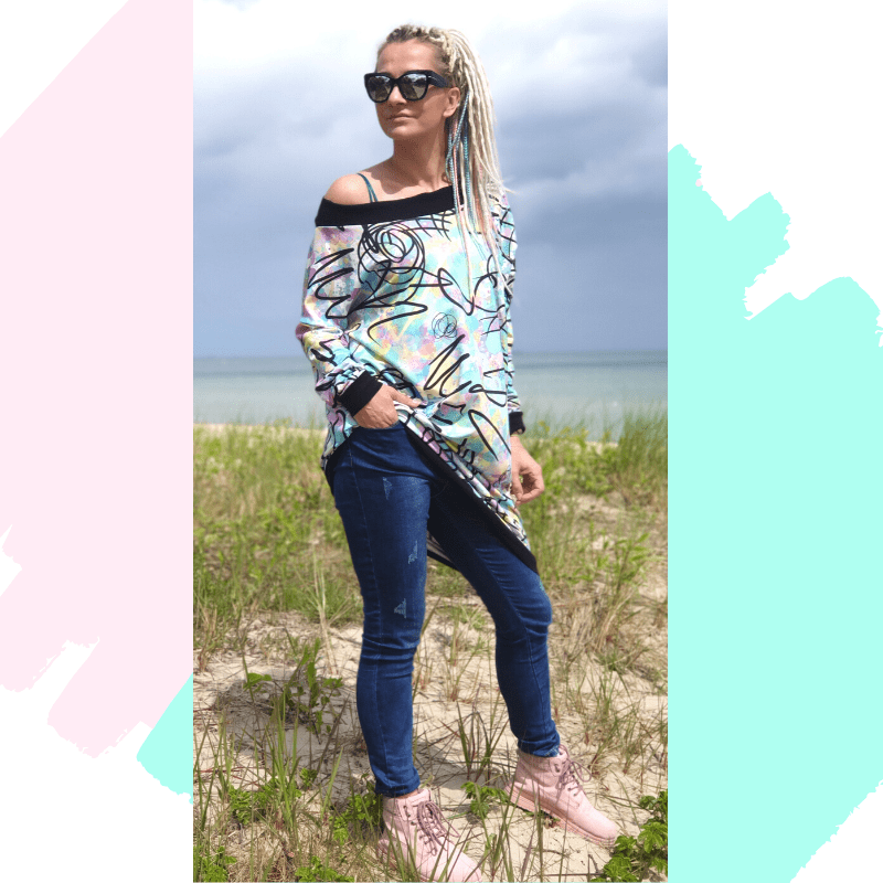 MUUkreacje moda damska, odzież szyta na wymiar z kolorowych autorskich printów