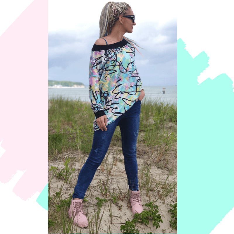 MUUkreacje moda damska, odzież szyta na wymiar z kolorowych autorskich printów