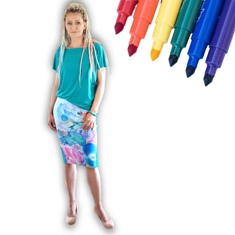 MUUkreacje moda damska, odzież szyta na wymiar z kolorowych autorskich printów