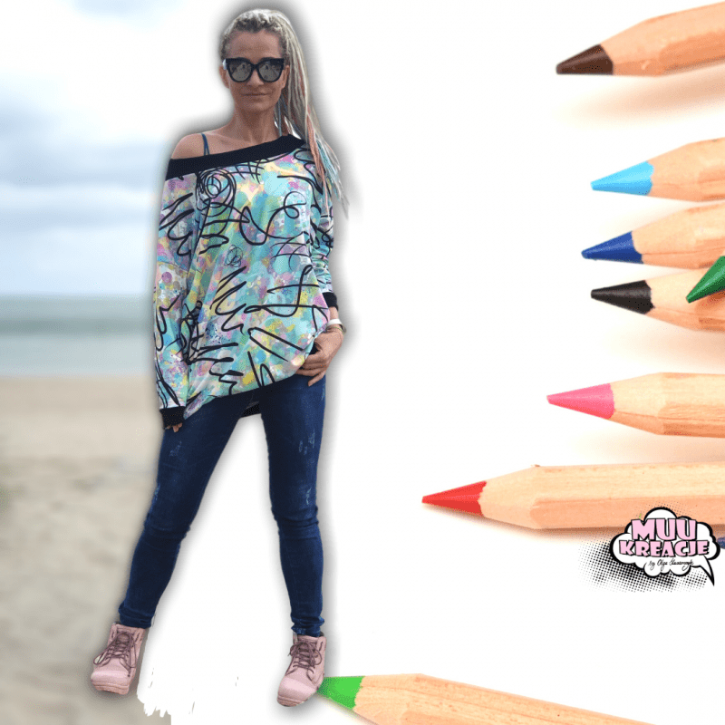 MUUkreacje moda damska, odzież szyta na wymiar z kolorowych autorskich printów