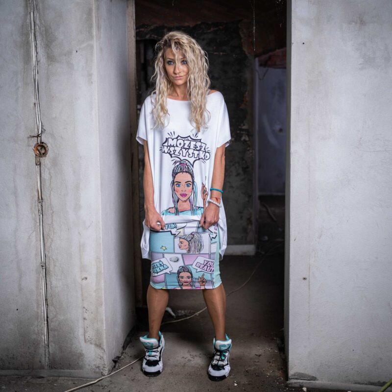 MUUkreacje moda damska, odzież szyta na wymiar z kolorowych autorskich printów