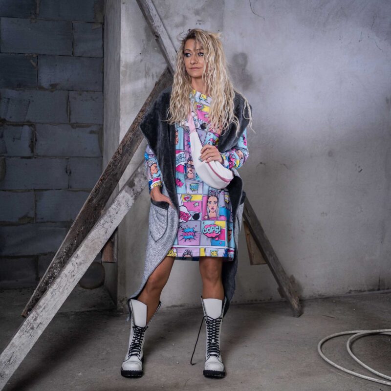 MUUkreacje moda damska, odzież szyta na wymiar z kolorowych autorskich printów