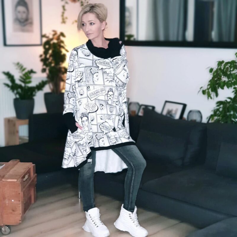 MUUkreacje moda damska, odzież szyta na wymiar z kolorowych autorskich printów