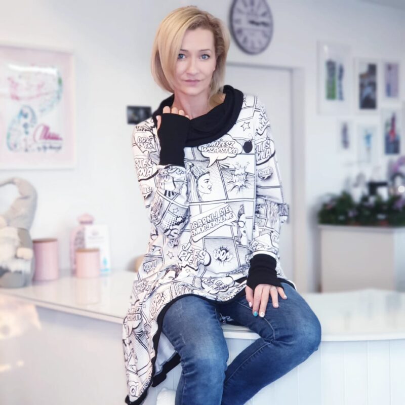 MUUkreacje moda damska, odzież szyta na wymiar z kolorowych autorskich printów