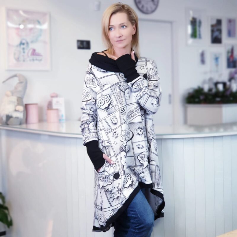 MUUkreacje moda damska, odzież szyta na wymiar z kolorowych autorskich printów