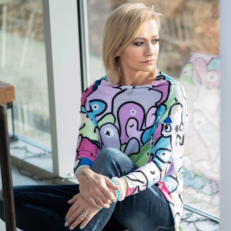 MUUkreacje moda damska, odzież szyta na wymiar z kolorowych autorskich printów