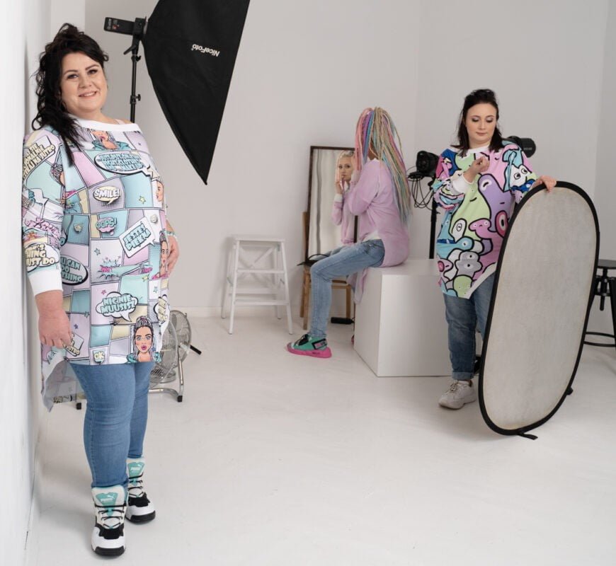 MUUkreacje moda damska, odzież szyta na wymiar z kolorowych autorskich printów