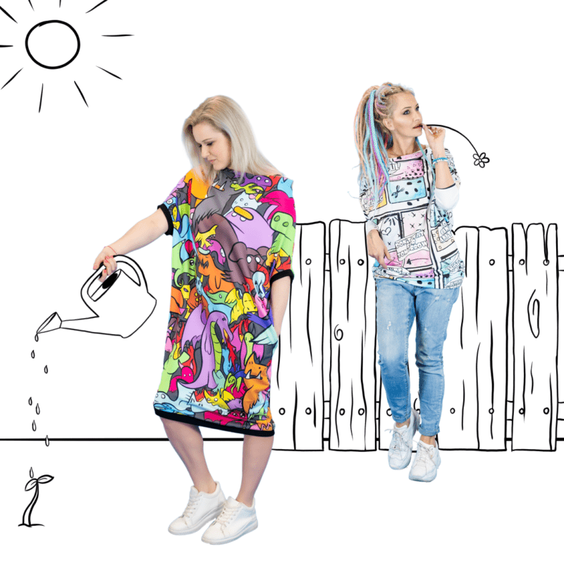 MUUkreacje moda damska, odzież szyta na wymiar z kolorowych autorskich printów