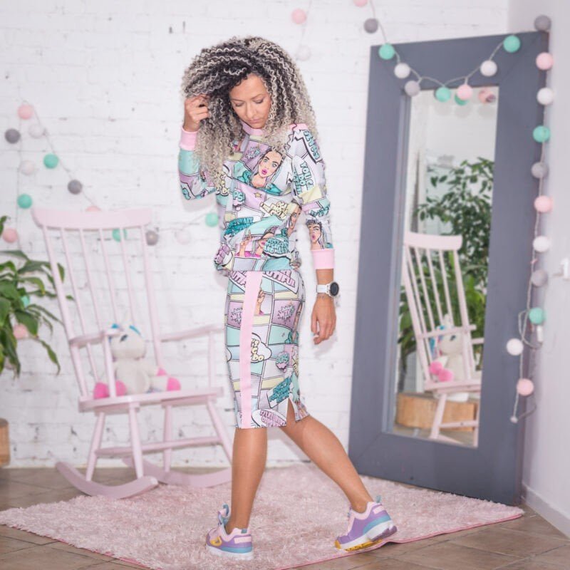 MUUkreacje moda damska, odzież szyta na wymiar z kolorowych autorskich printów