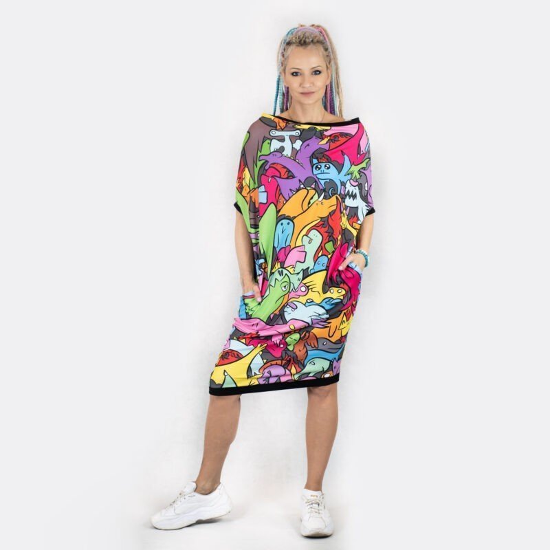 MUUkreacje moda damska, odzież szyta na wymiar z kolorowych autorskich printów