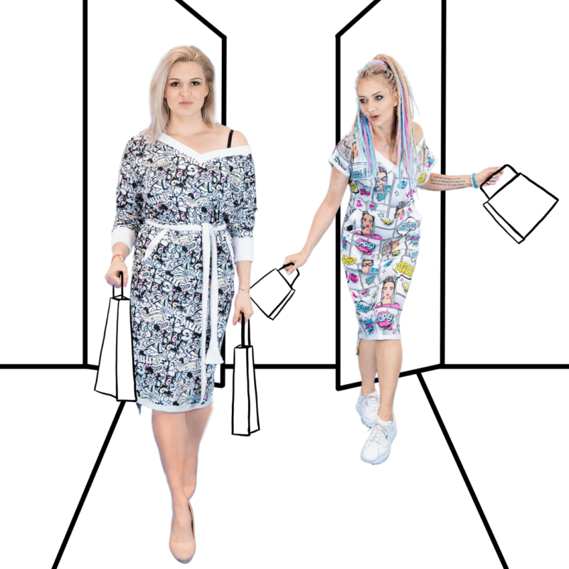 MUUkreacje moda damska, odzież szyta na wymiar z kolorowych autorskich printów