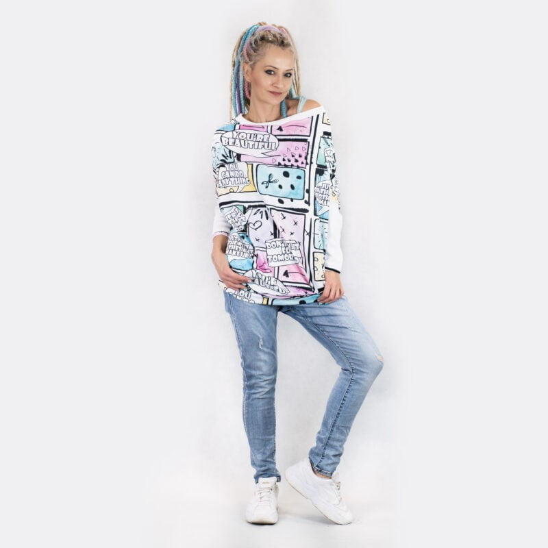 MUUkreacje moda damska, odzież szyta na wymiar z kolorowych autorskich printów