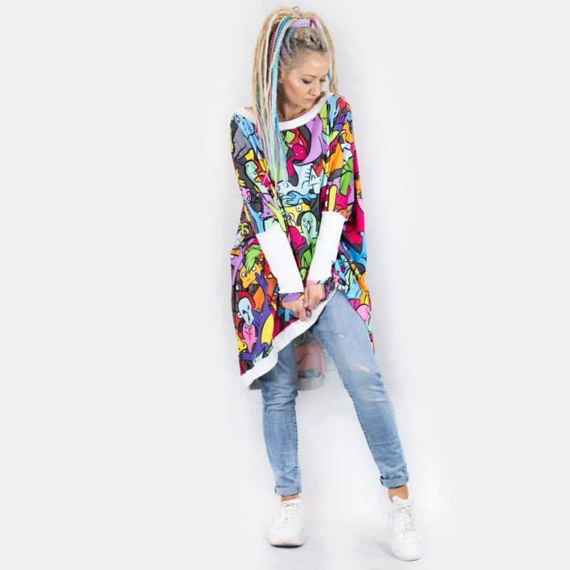 MUUkreacje moda damska, odzież szyta na wymiar z kolorowych autorskich printów