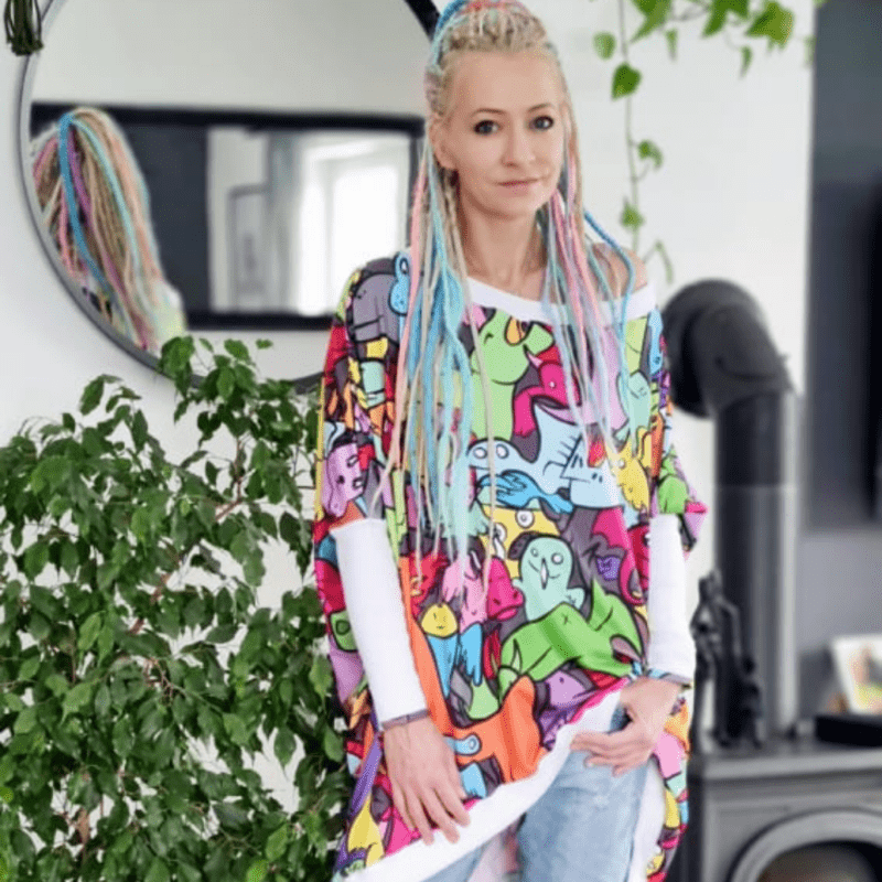 MUUkreacje moda damska, odzież szyta na wymiar z kolorowych autorskich printów