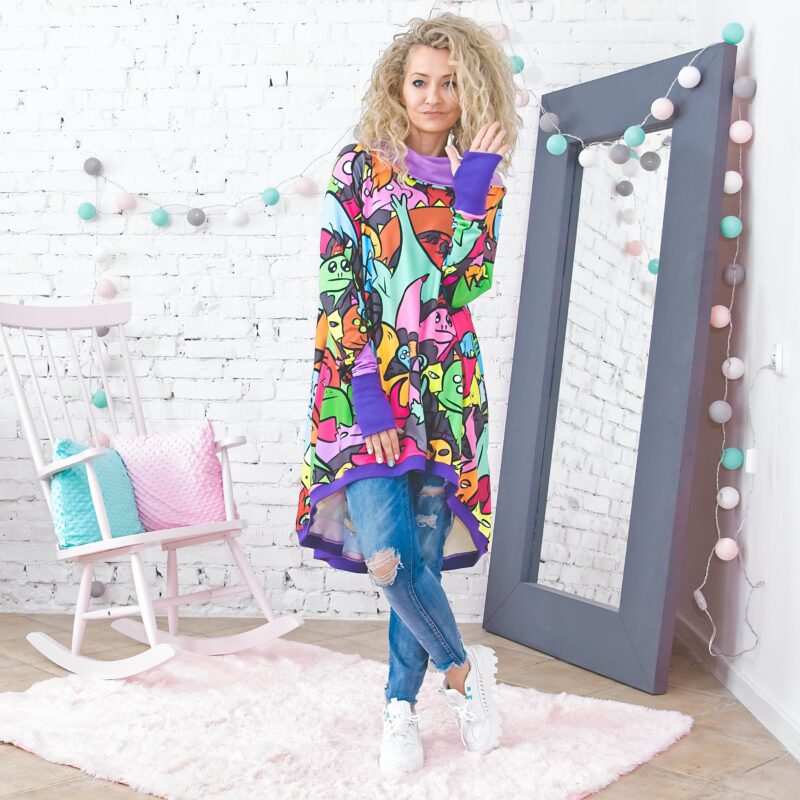 MUUkreacje moda damska, odzież szyta na wymiar z kolorowych autorskich printów