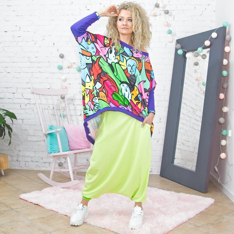 MUUkreacje moda damska, odzież szyta na wymiar z kolorowych autorskich printów