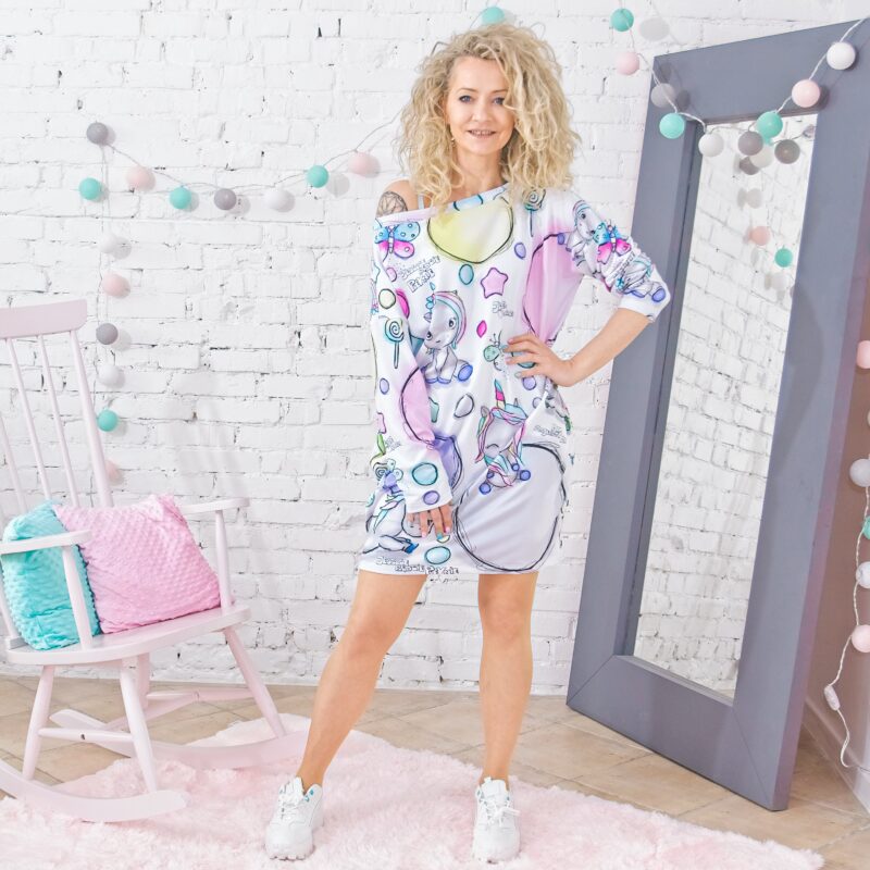 MUUkreacje moda damska, odzież szyta na wymiar z kolorowych autorskich printów