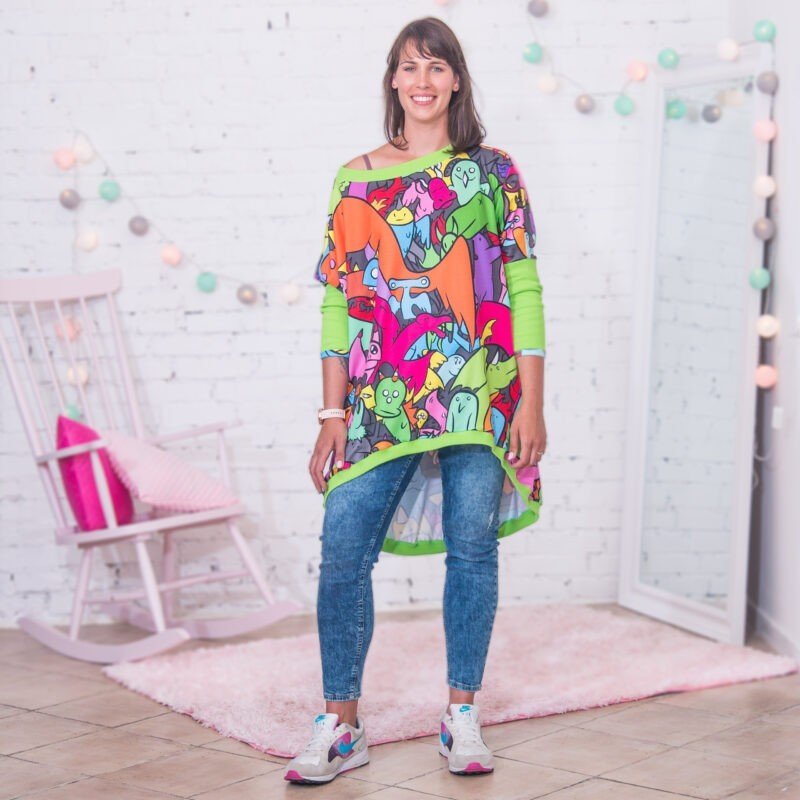 MUUkreacje moda damska, odzież szyta na wymiar z kolorowych autorskich printów