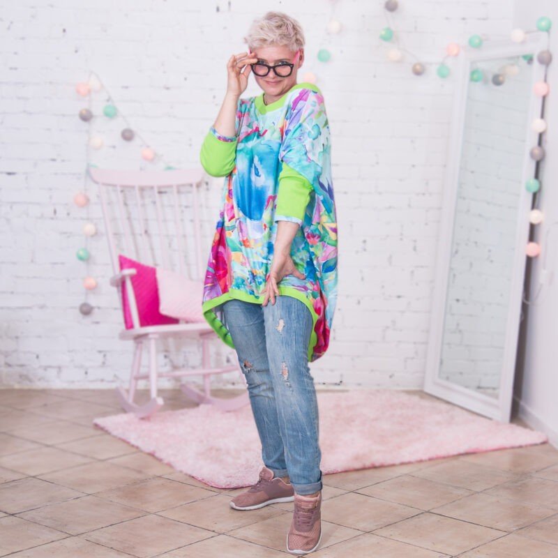 MUUkreacje moda damska, odzież szyta na wymiar z kolorowych autorskich printów