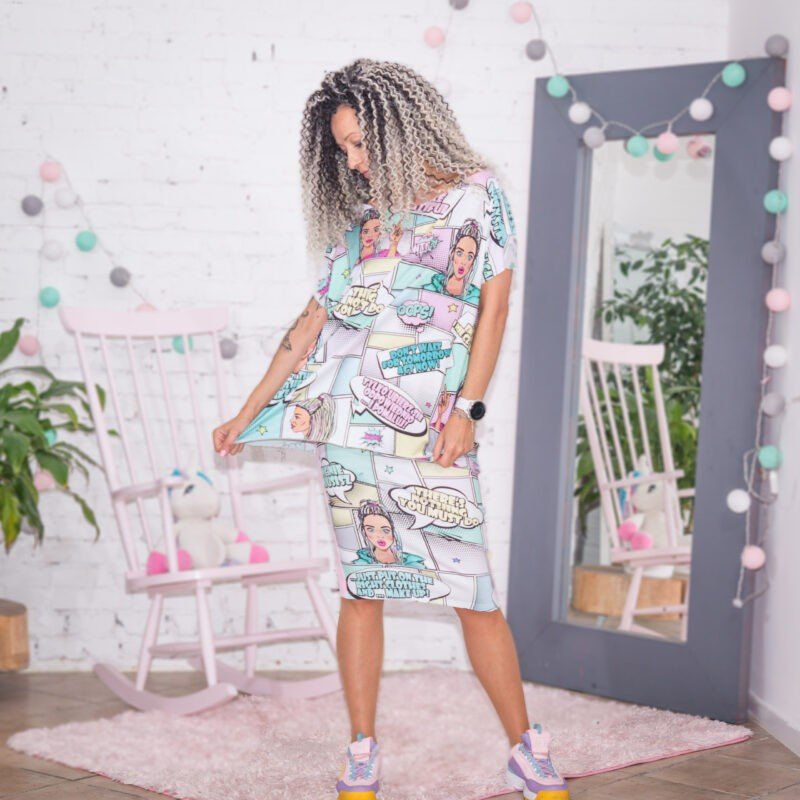 MUUkreacje moda damska, odzież szyta na wymiar z kolorowych autorskich printów