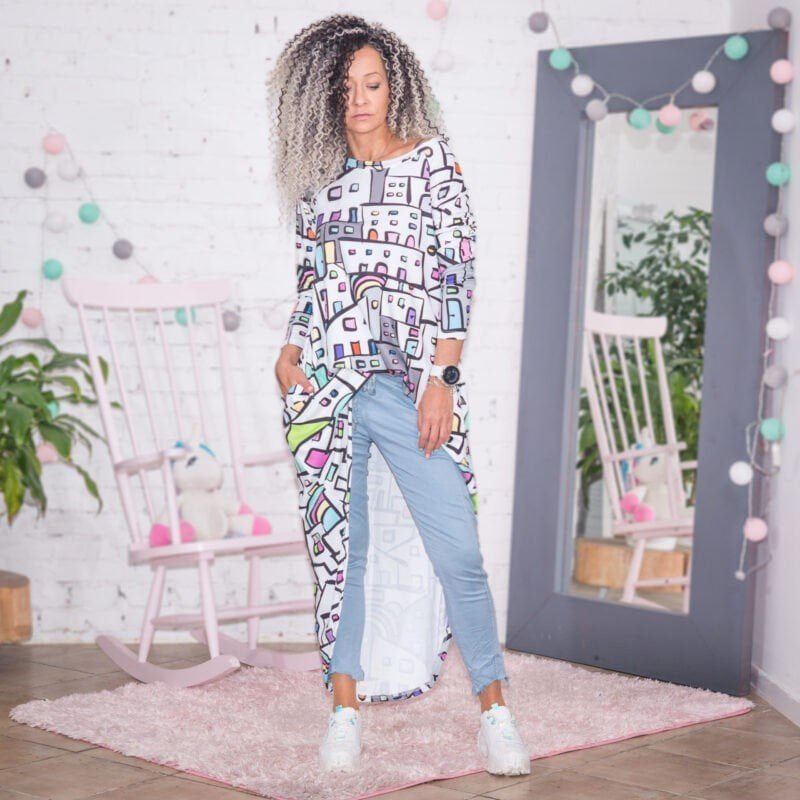 MUUkreacje moda damska, odzież szyta na wymiar z kolorowych autorskich printów