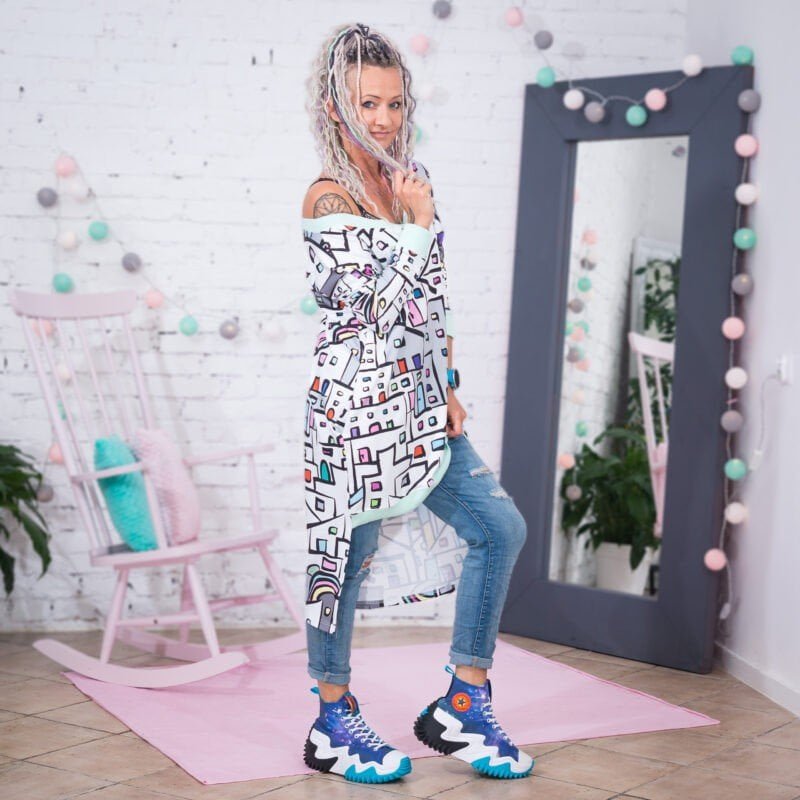 MUUkreacje moda damska, odzież szyta na wymiar z kolorowych autorskich printów