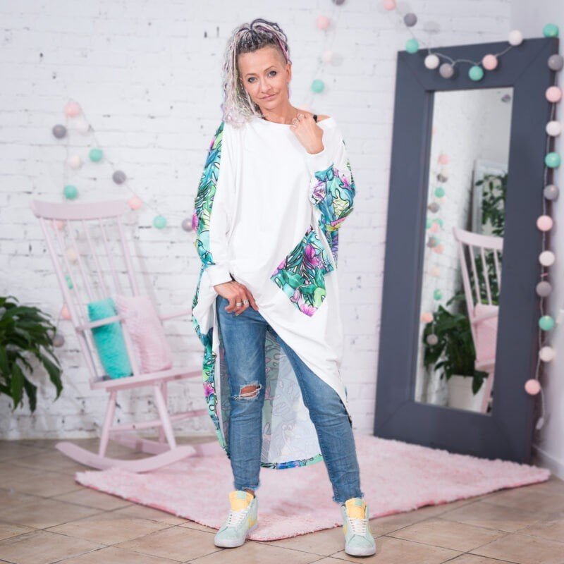 MUUkreacje moda damska, odzież szyta na wymiar z kolorowych autorskich printów