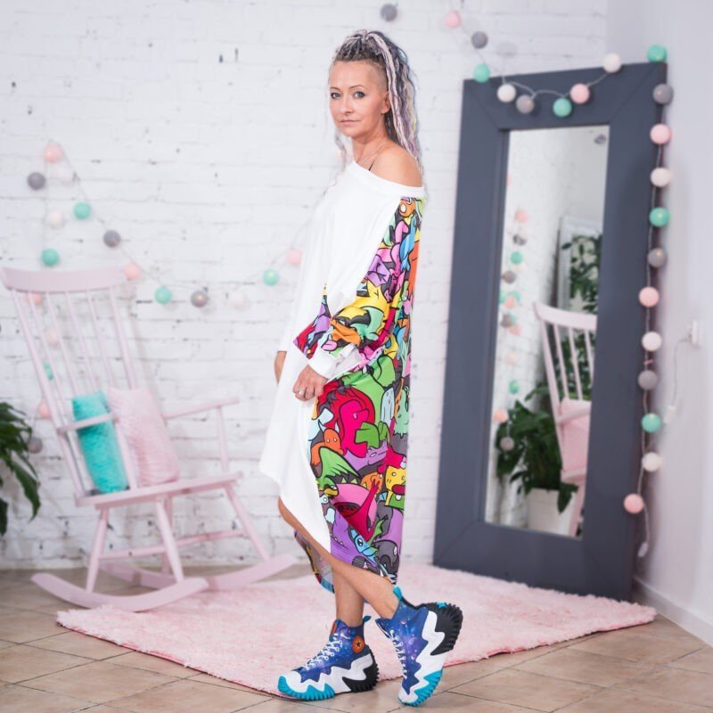 MUUkreacje moda damska, odzież szyta na wymiar z kolorowych autorskich printów