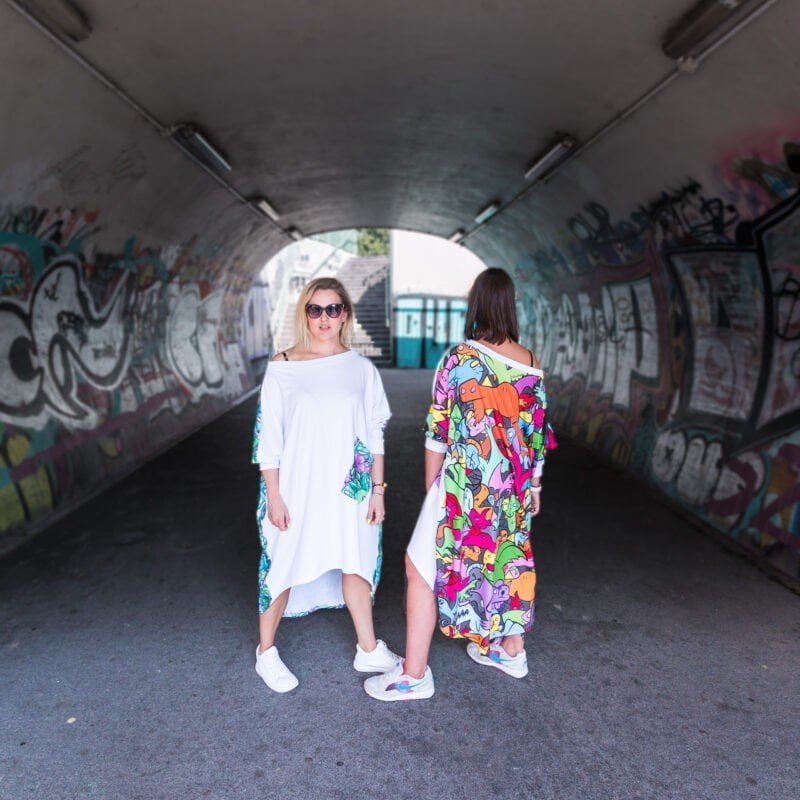 MUUkreacje moda damska, odzież szyta na wymiar z kolorowych autorskich printów