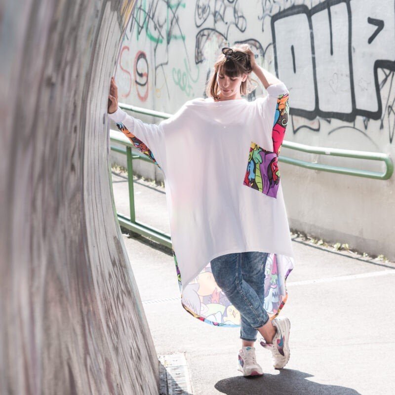 MUUkreacje moda damska, odzież szyta na wymiar z kolorowych autorskich printów