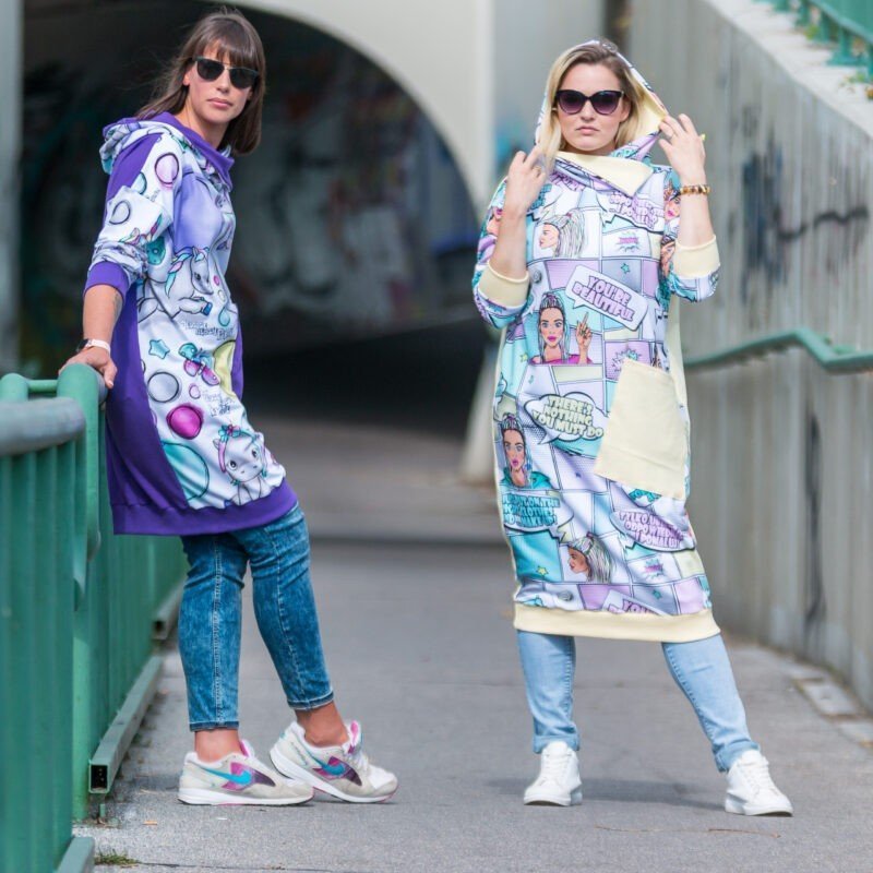 MUUkreacje moda damska, odzież szyta na wymiar z kolorowych autorskich printów