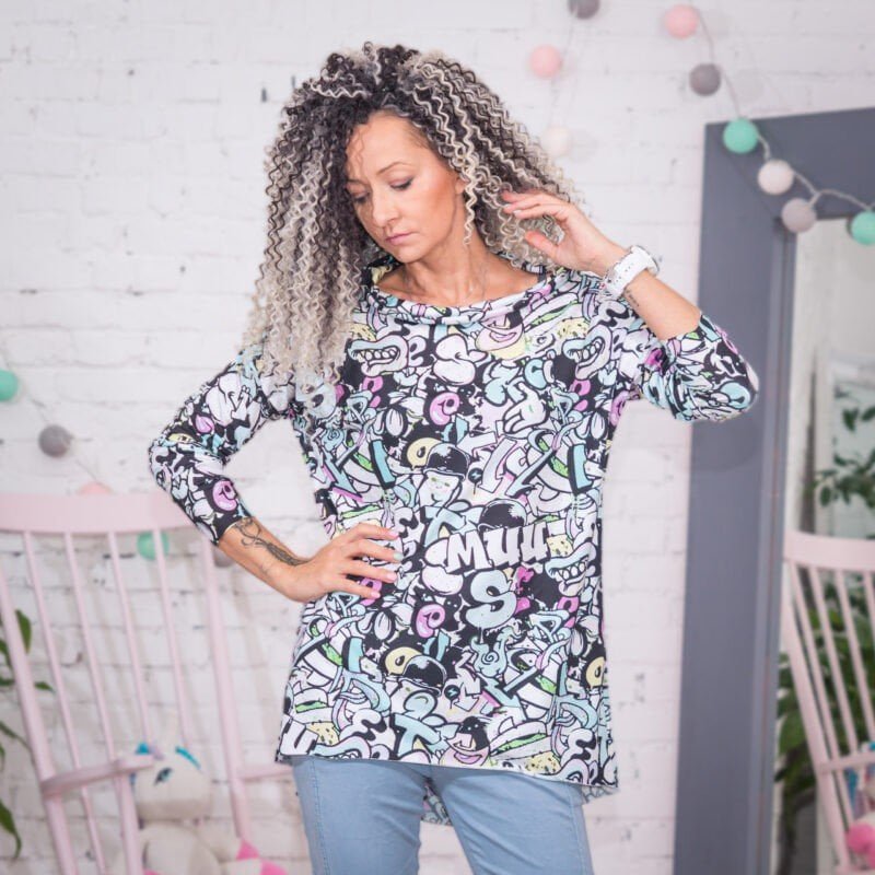 MUUkreacje moda damska, odzież szyta na wymiar z kolorowych autorskich printów