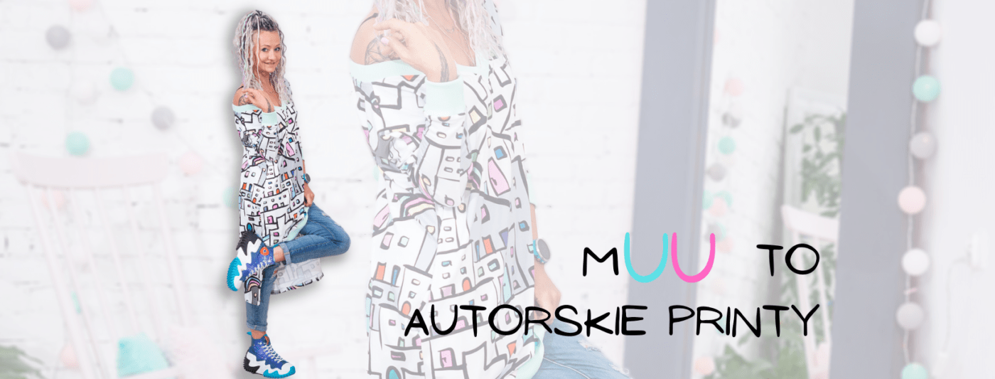 MUUkreacje moda damska, odzież szyta na wymiar z kolorowych autorskich printów