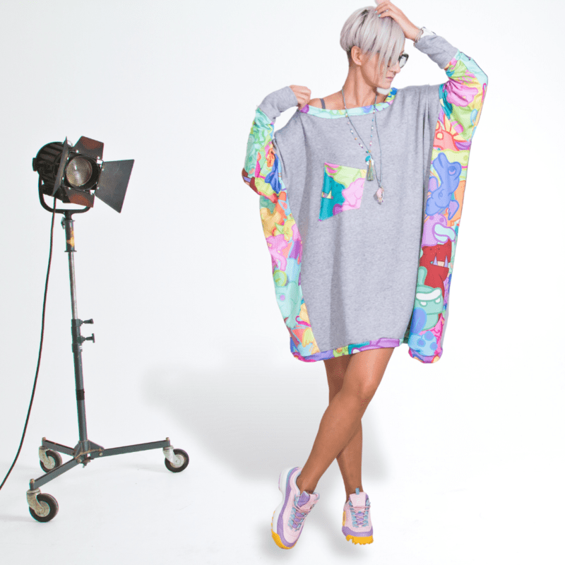 MUUkreacje moda damska, odzież szyta na wymiar z kolorowych autorskich printów