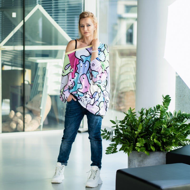 MUUkreacje moda damska, odzież szyta na wymiar z kolorowych autorskich printów