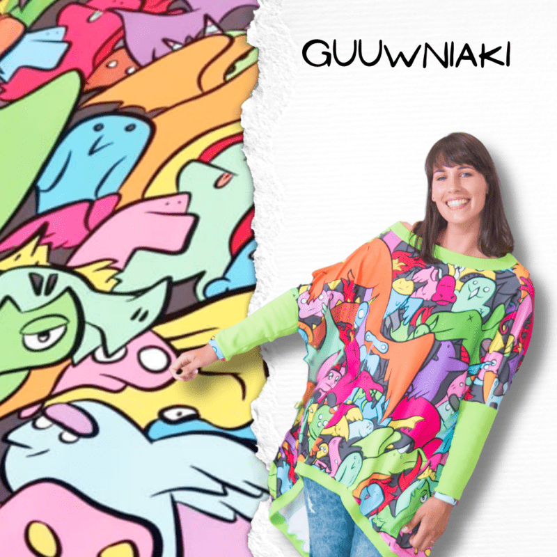 MUUkreacje moda damska, odzież szyta na wymiar z kolorowych autorskich printów