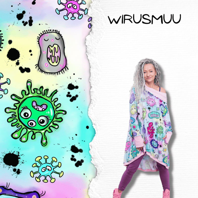 MUUkreacje moda damska, odzież szyta na wymiar z kolorowych autorskich printów