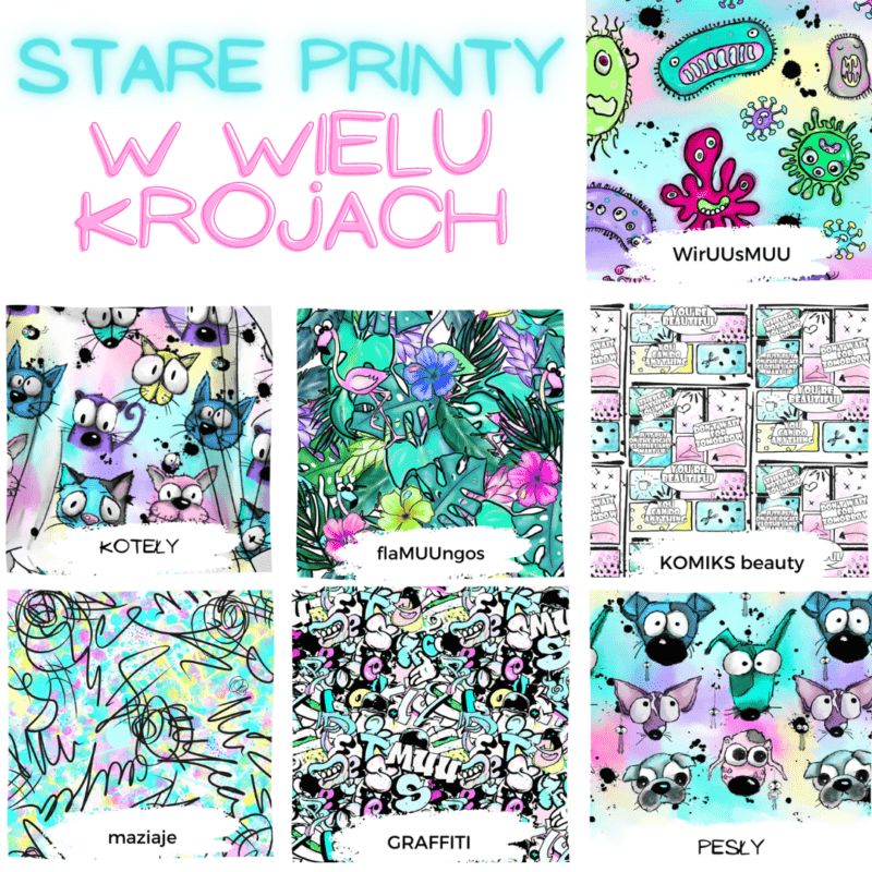 MUUkreacje moda damska, odzież szyta na wymiar z kolorowych autorskich printów