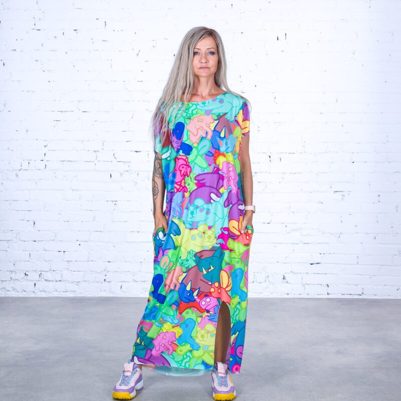 MUUkreacje moda damska szyta na wymiar z kolorowych autorskich printów
