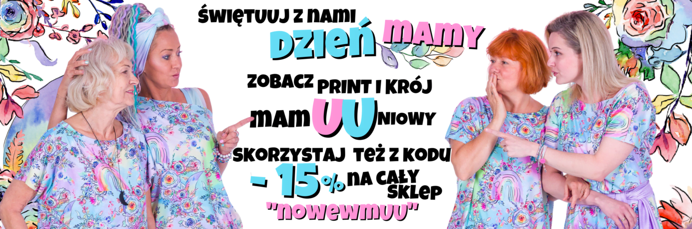 MUUkreacje moda damska, odzież szyta na wymiar z kolorowych autorskich printów