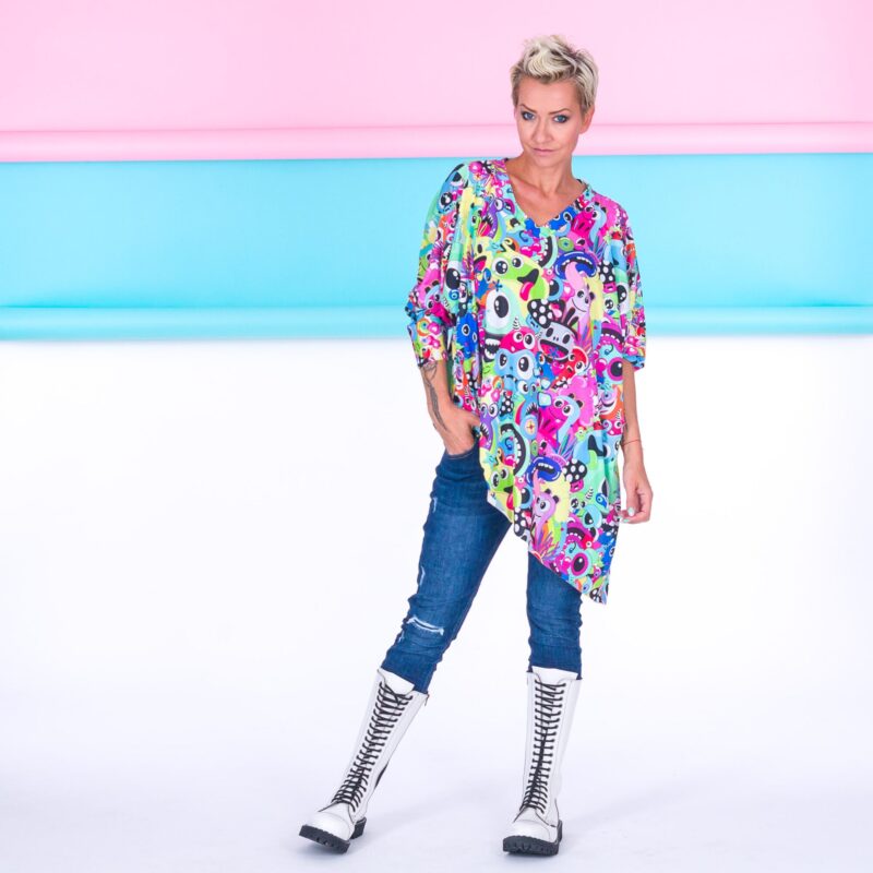 MUUkreacje moda damska, odzież szyta na wymiar z kolorowych autorskich printów