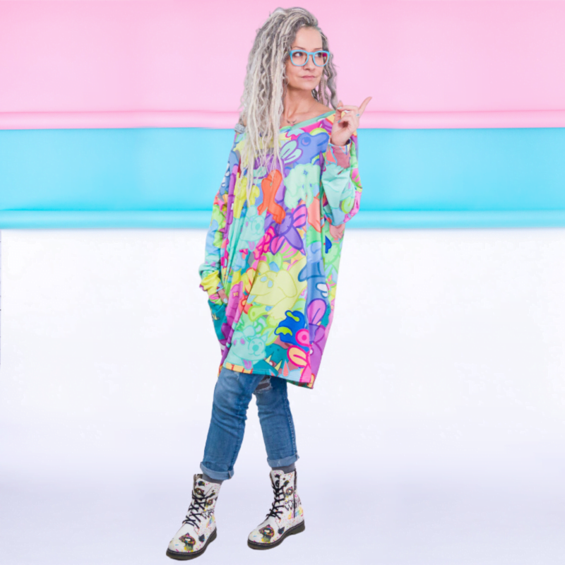 MUUkreacje moda damska, odzież szyta na wymiar z kolorowych autorskich printów