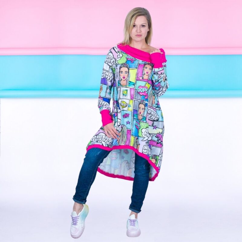 MUUkreacje moda damska, odzież szyta na wymiar z kolorowych autorskich printów