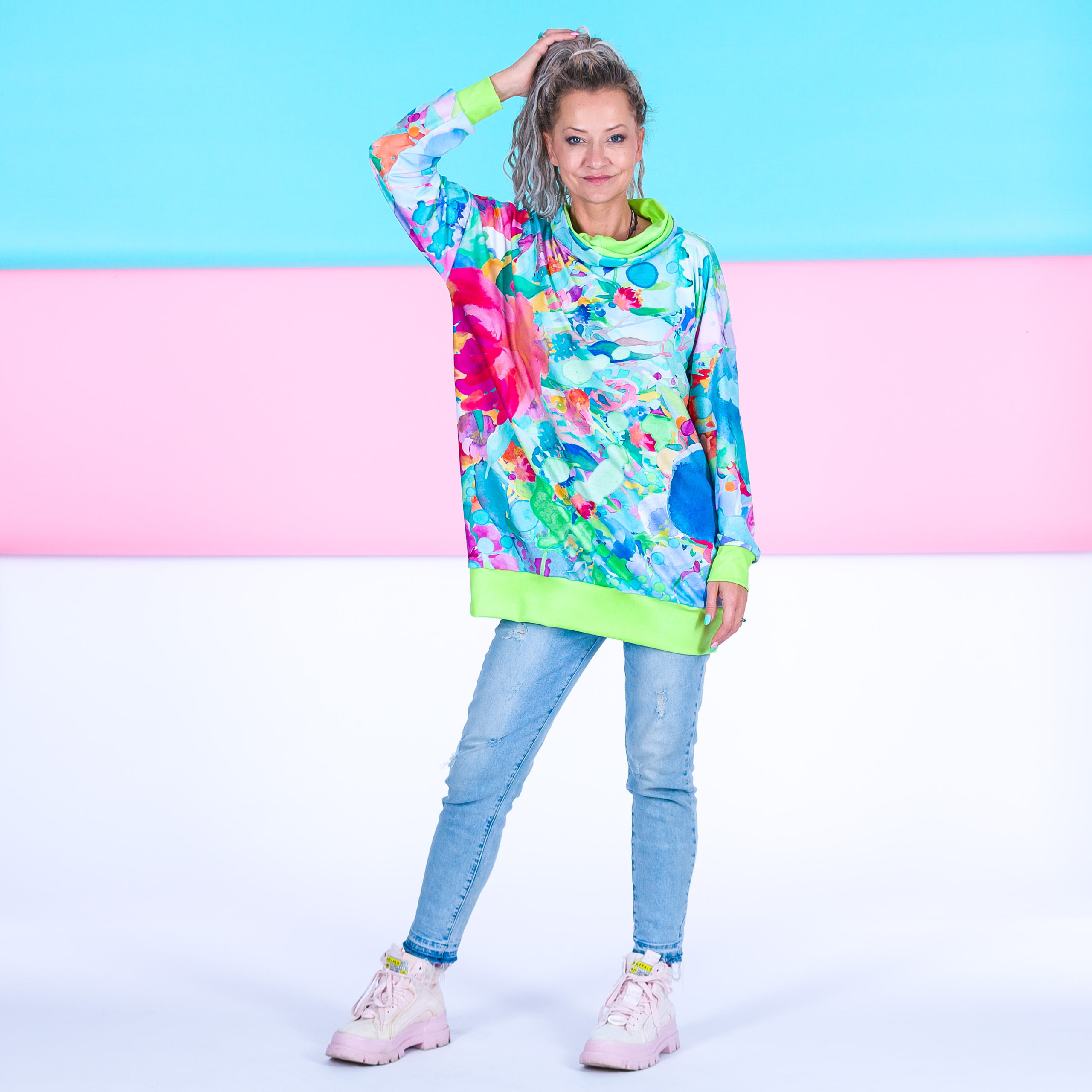 Bluza kerowniczki z kominem - obrazek 4