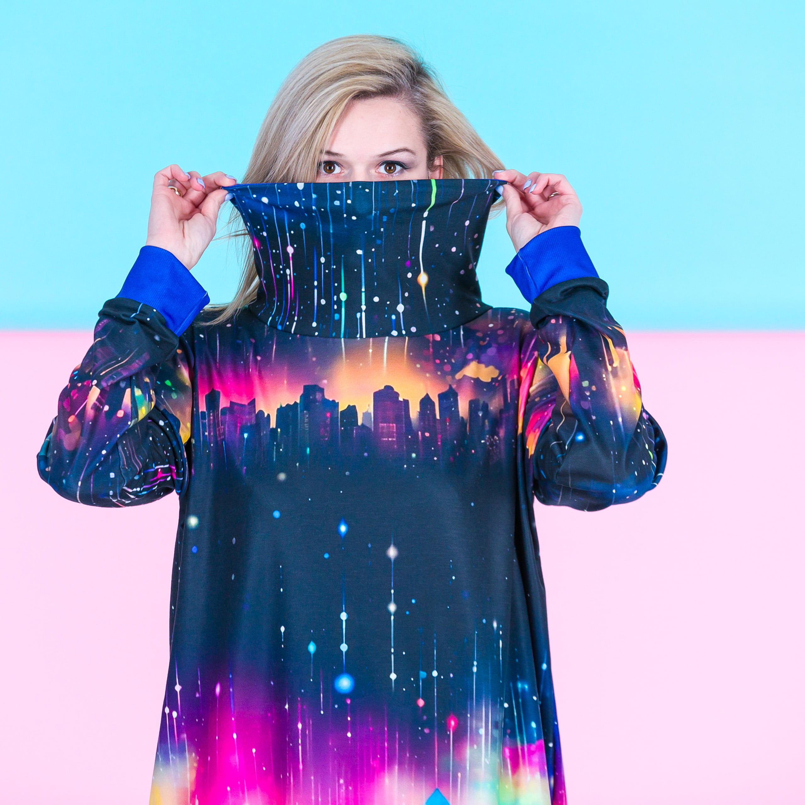 Bluza kerowniczki z kominem - obrazek 3