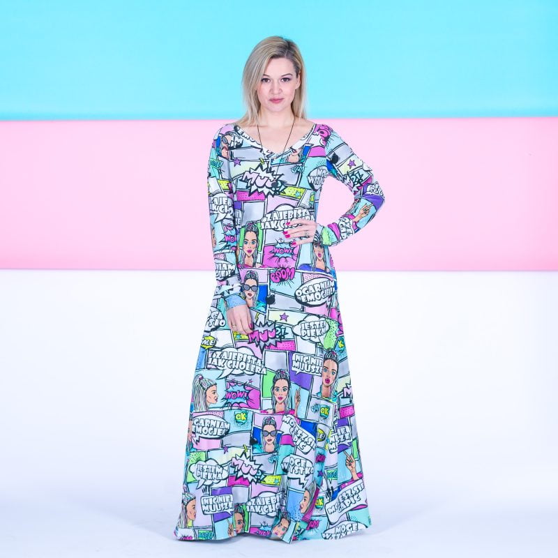 MUUkreacje moda damska, odzież szyta na wymiar z kolorowych autorskich printów