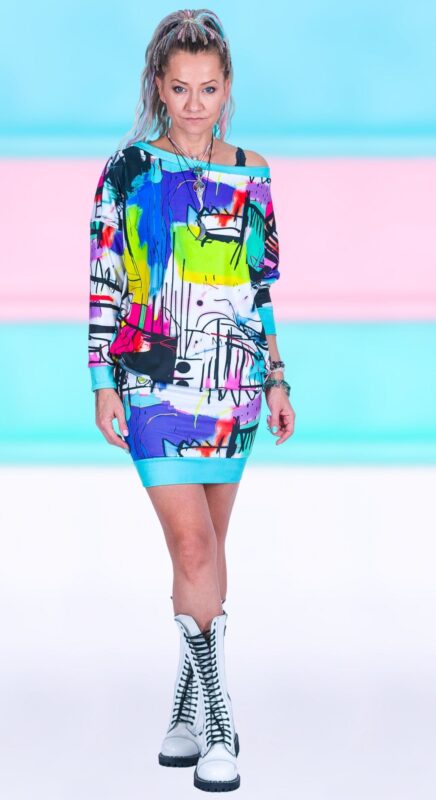 MUUkreacje moda damska, odzież szyta na wymiar z kolorowych autorskich printów