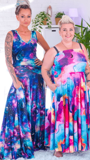 długa spódnica, różne kolory, na co dzień, na imprezę, na twoje obwody