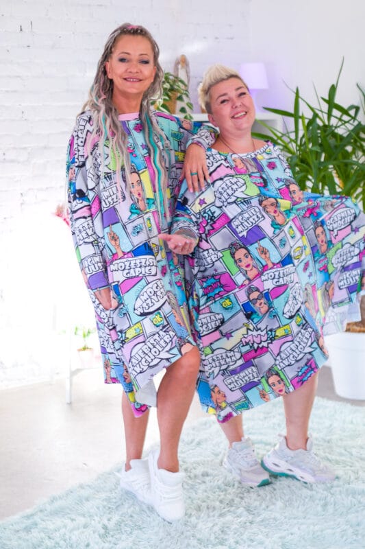 MUUkreacje moda damska, odzież szyta na wymiar z kolorowych autorskich printów